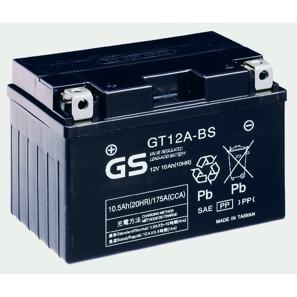 Μπαταρία GS GT12A-BS με Gel (YT12A-BS)
