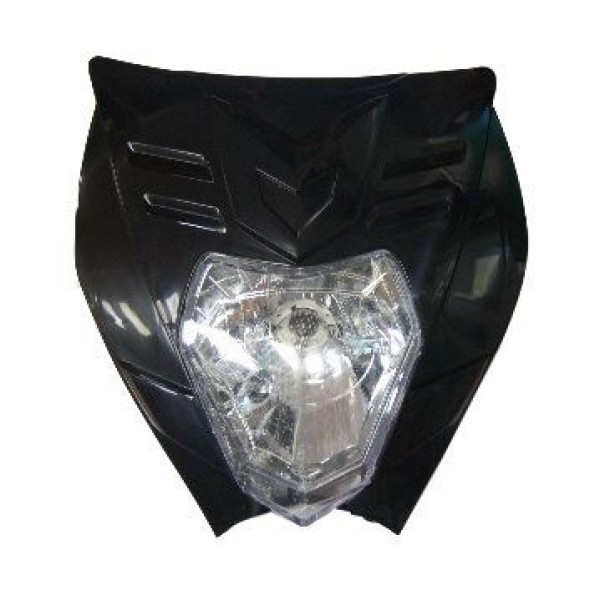 ΜΑΣΚΑ ΦΑΝΟΥ ENDURO YP-00-03 ΜΑΥΡΗ ROC