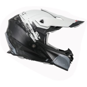 ΚΡΑΝΟΣ FSD 617 ENDURO CROSS XXL ΣΧΕΔΙΟ ΜΑΤ ΜΑΥΡΟ ΓΚΡΙ ΑΣΠΡΟ 22.06