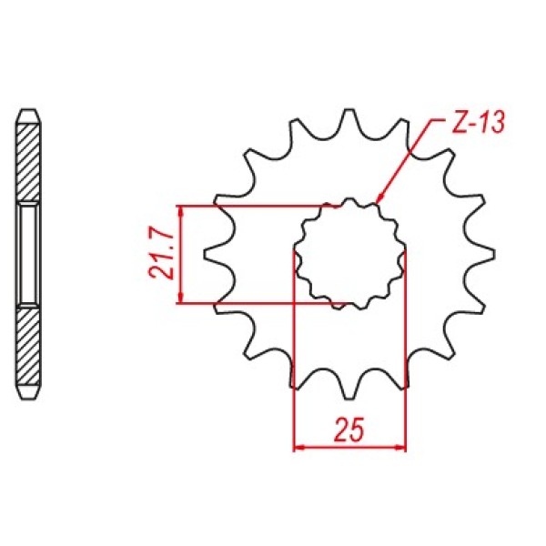 ΓΡΑΝΑΖΙ ΕΜΠΡ C5041 15Δ ΜΕ ΛΑΣΤΙΧΟ 520 RK